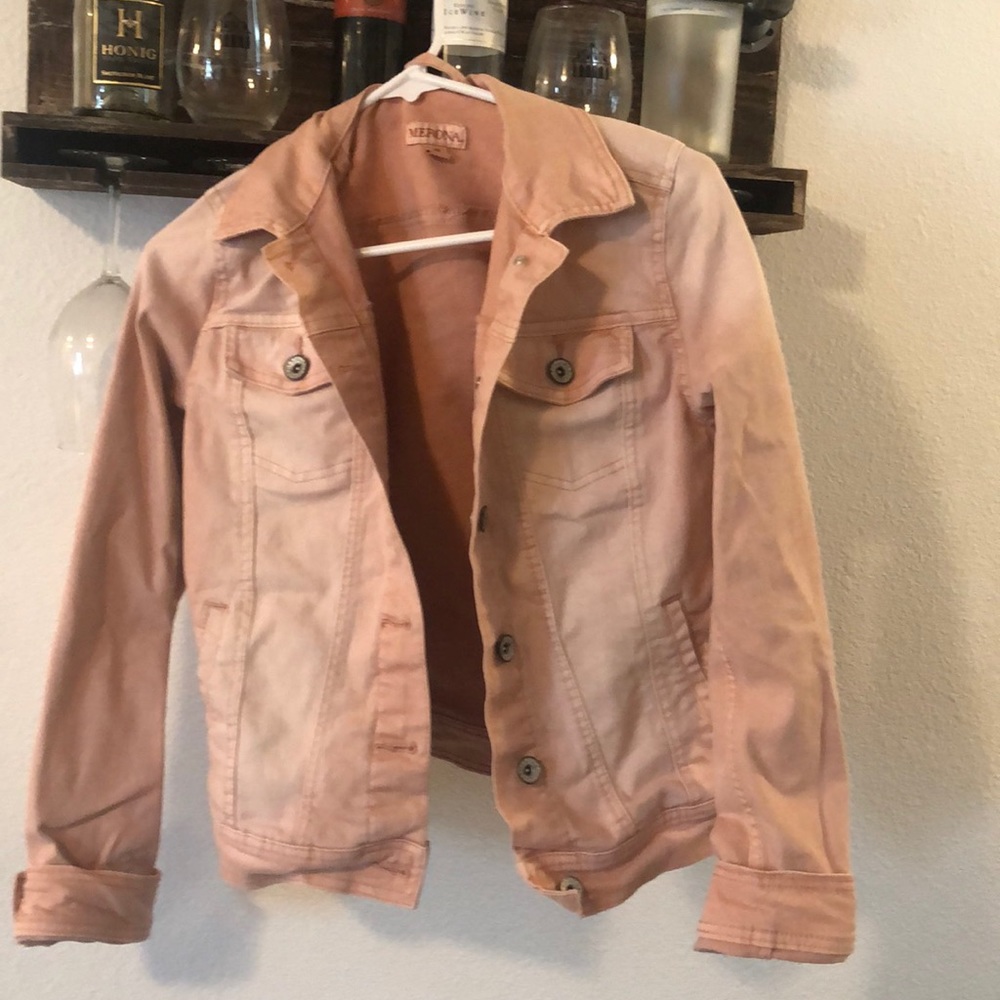 Pink jean jacket